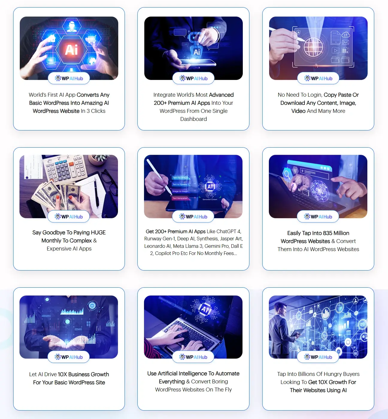 WP AI HUB Review Features WP AI HUB Review Features